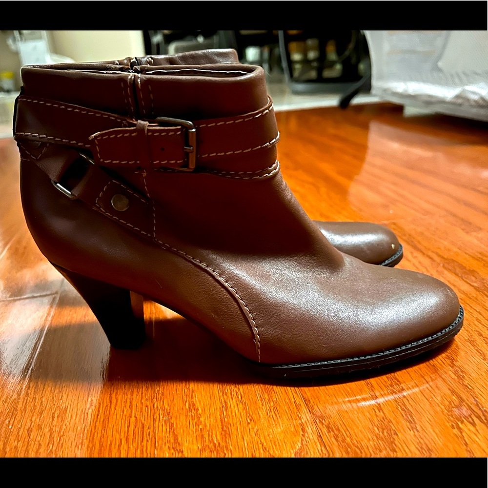 a.n.a leather booties
